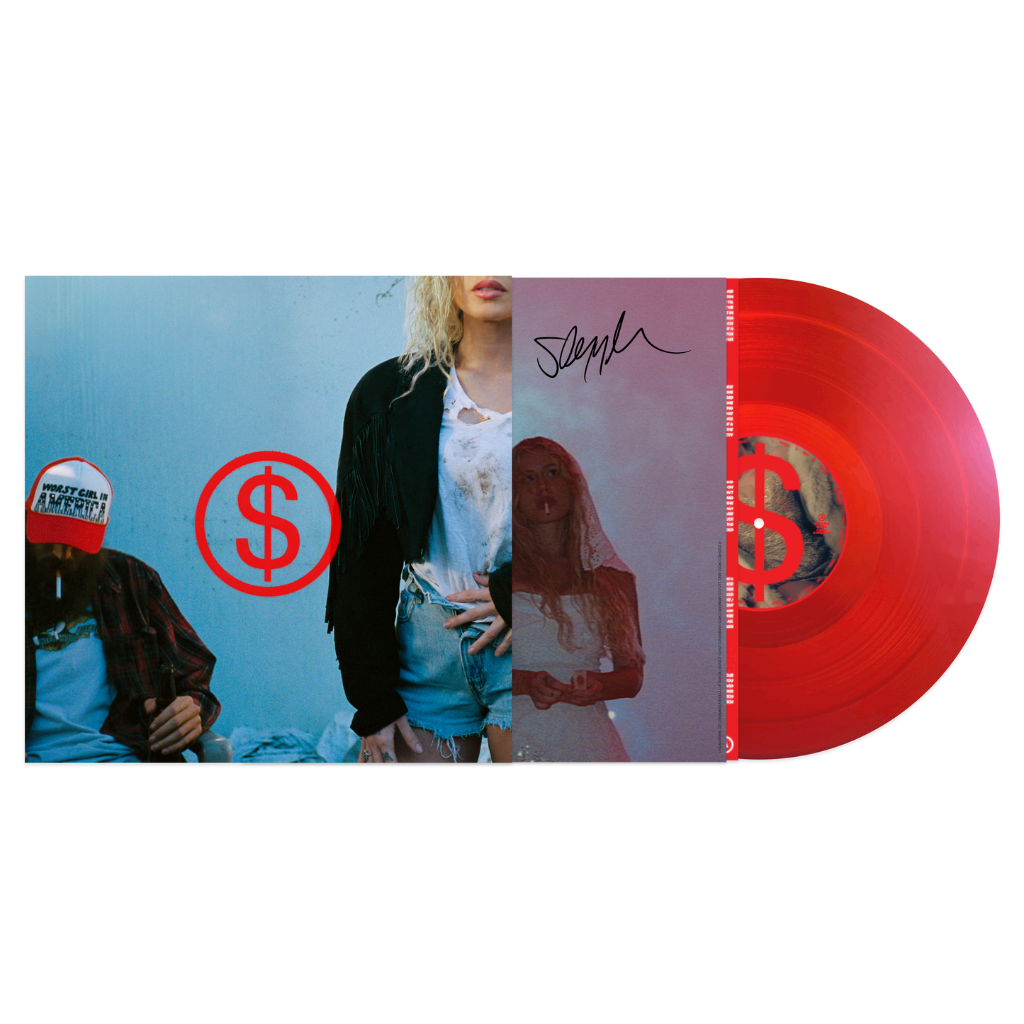 WOR$T GIRL IN AMERICA (EXCLUSIVE SIGNED TRANSLUCENT RED VINYL)