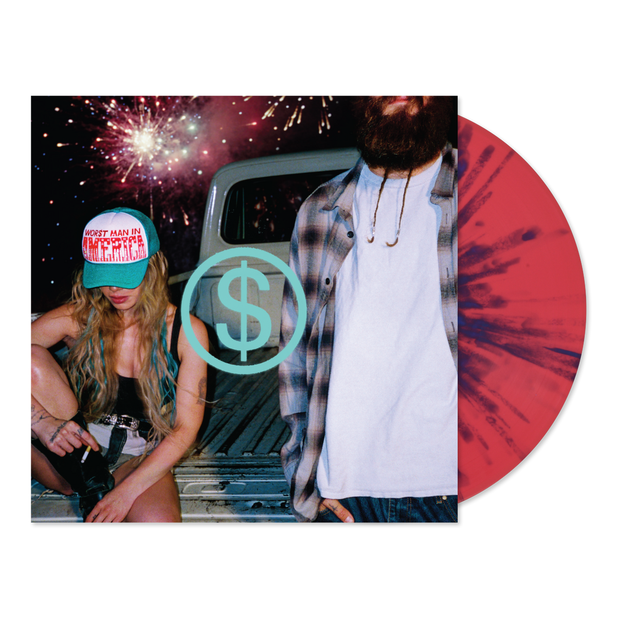 wor$t man in america - FIREWORKS SPLATTER VINYL
