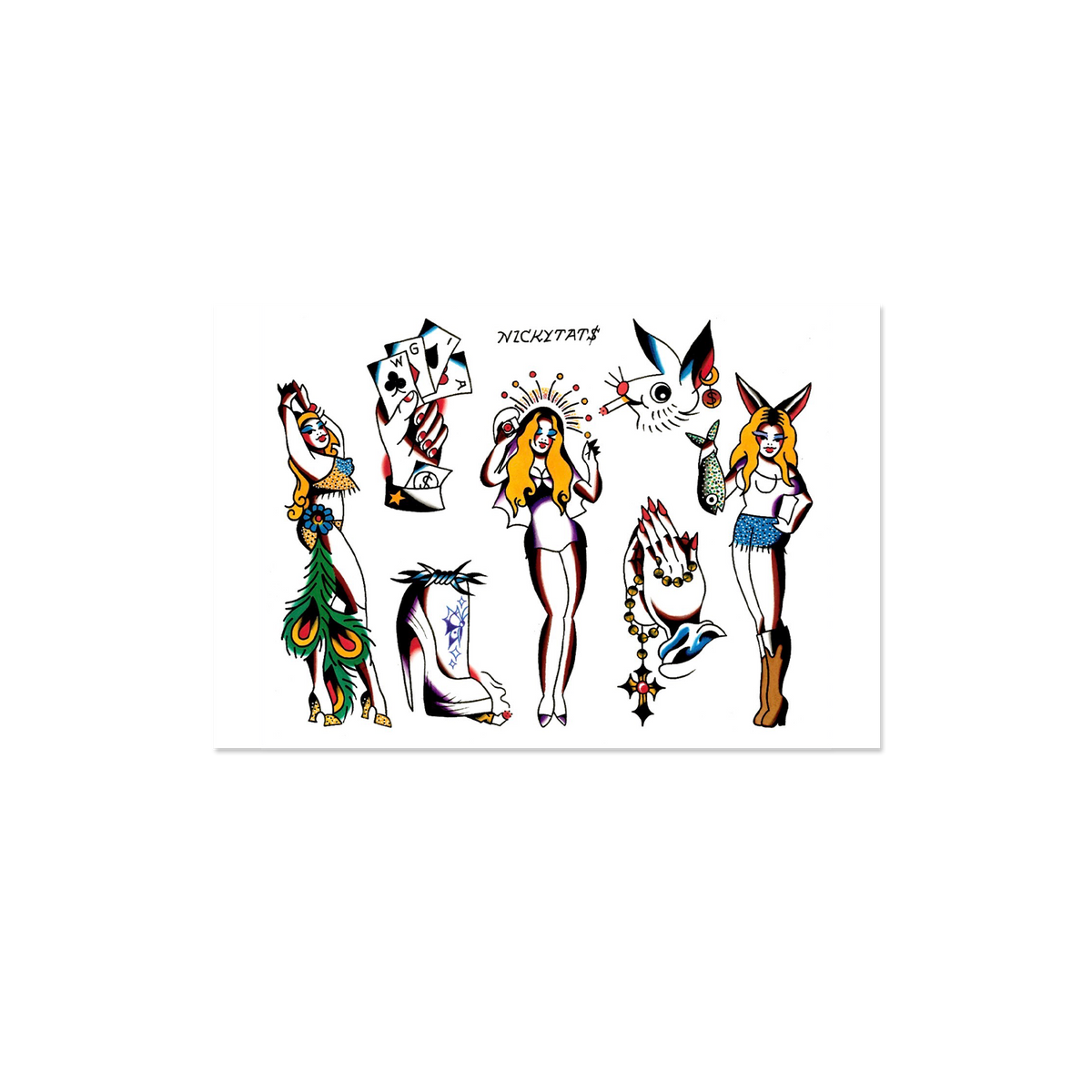 NICKYTATS X WGIA$ FLASH SHEET MINI POSTER